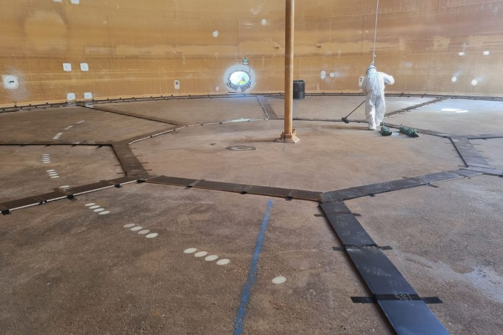 Maianbar Reservoir - Floor Joint preparation (2)